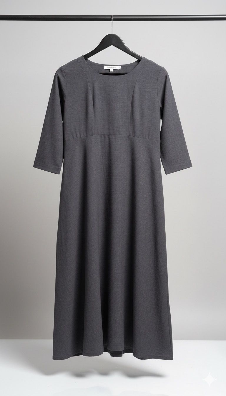 Long solid frock