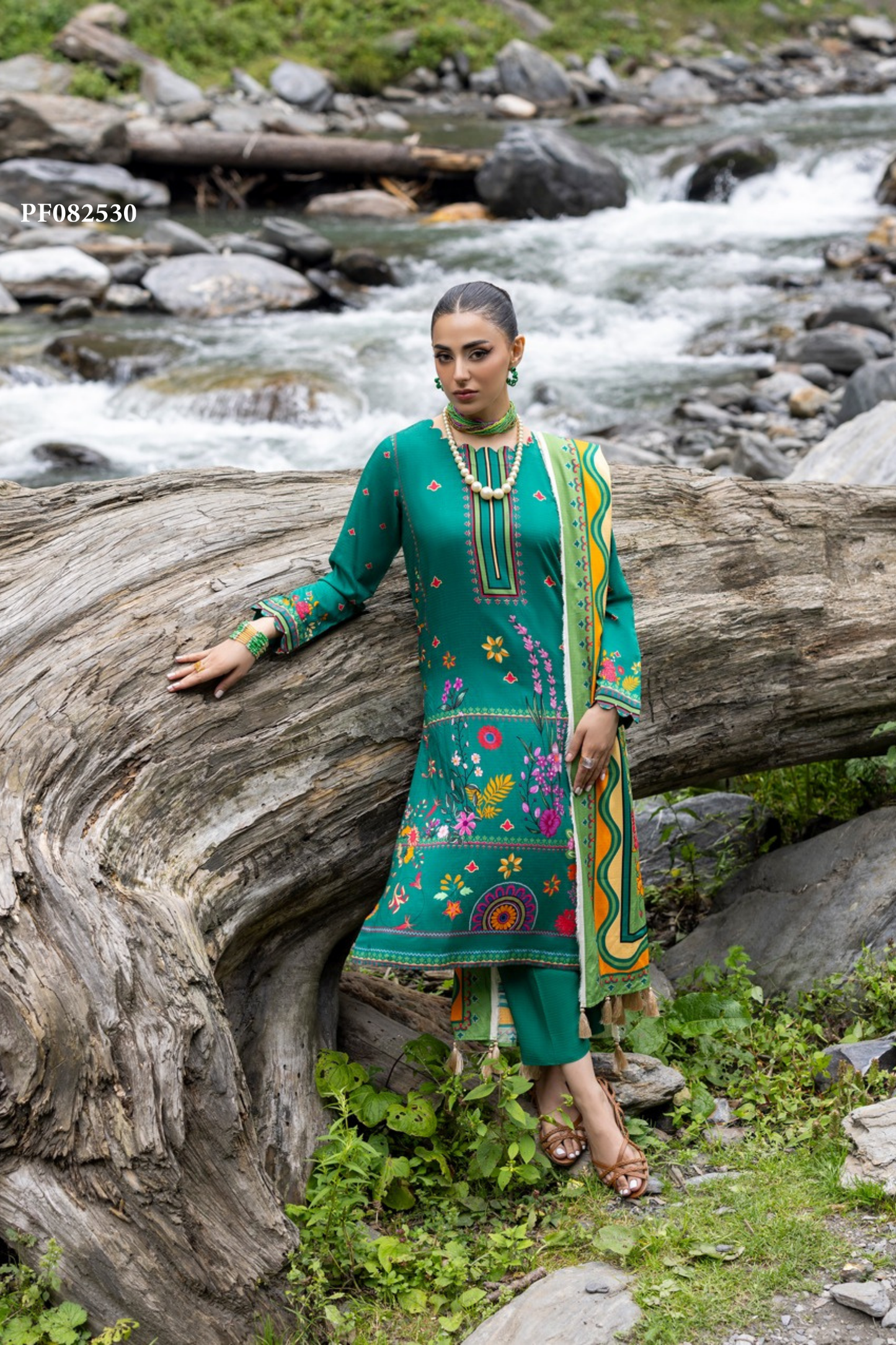 Rang-E-Gul By Paltar Printed Viscose 3PC