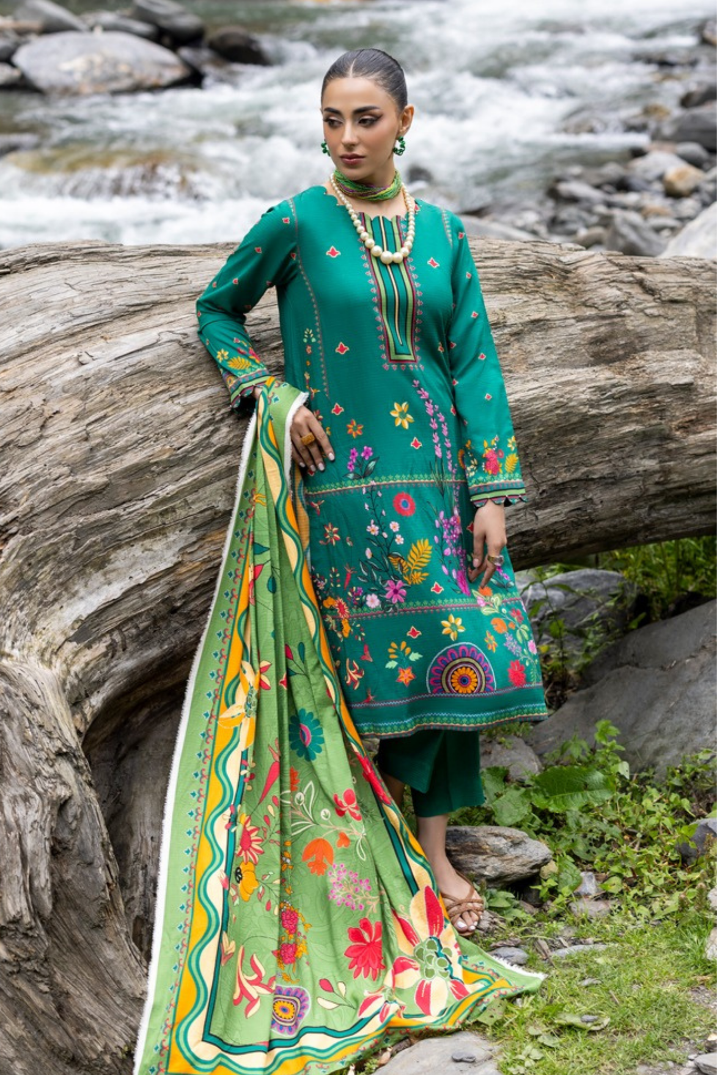 Rang-E-Gul By Paltar Printed Viscose 3PC