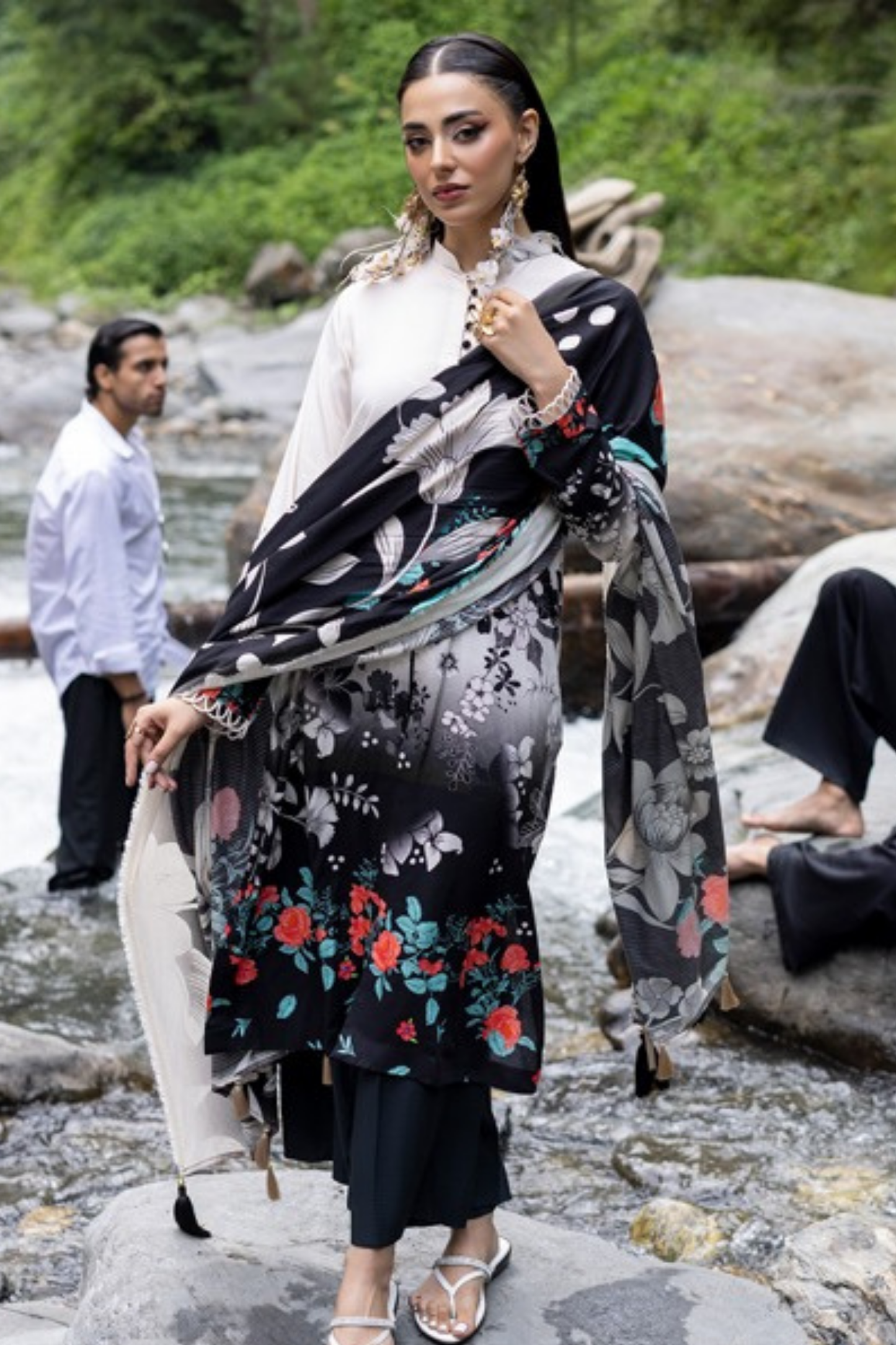 Rang-E-Gul By Paltar Printed Viscose 3PC