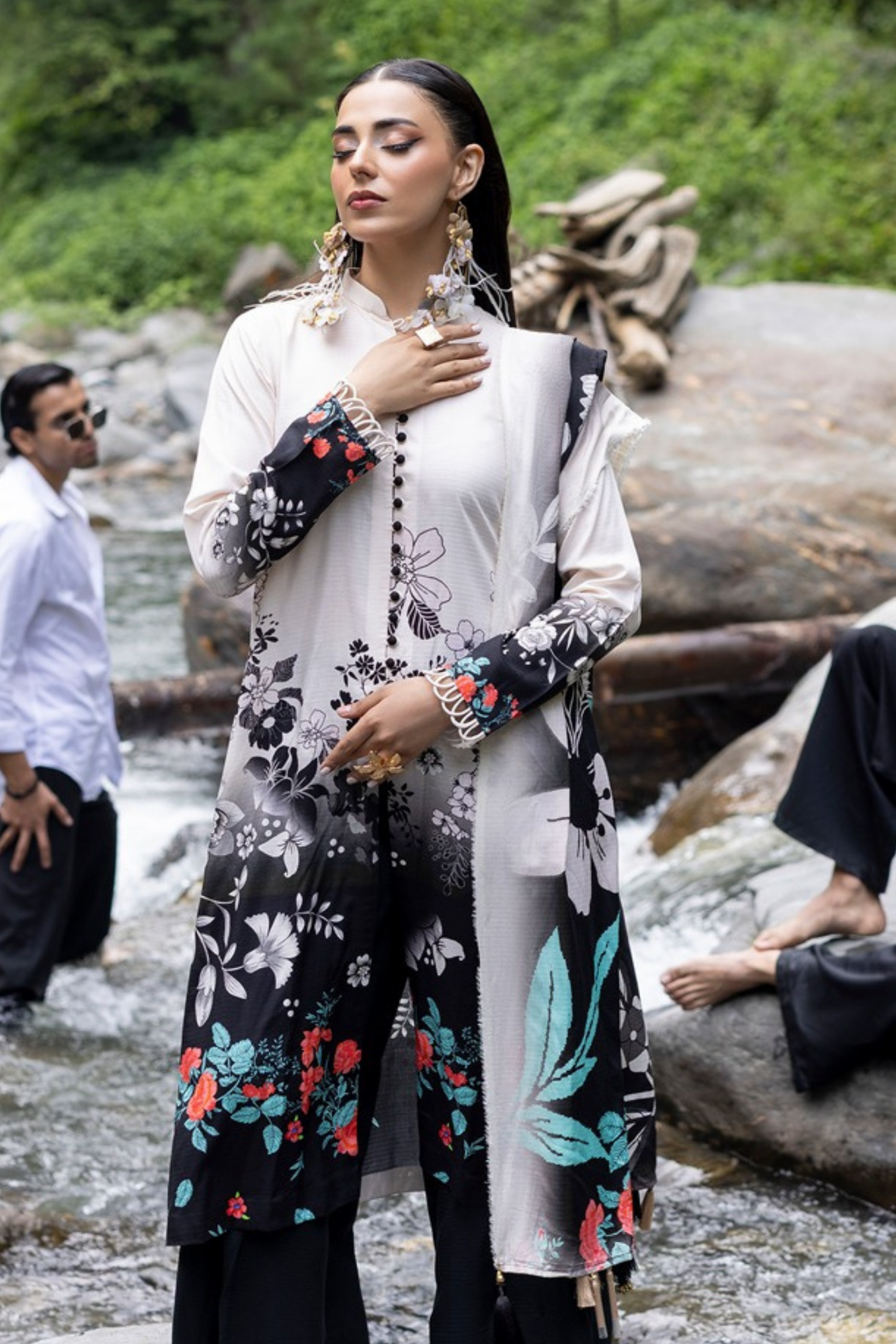 Rang-E-Gul By Paltar Printed Viscose 3PC