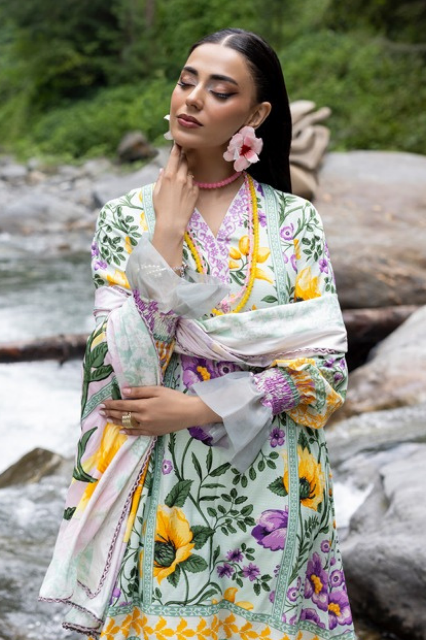 Rang-E-Gul By Paltar Printed Viscose 3PC