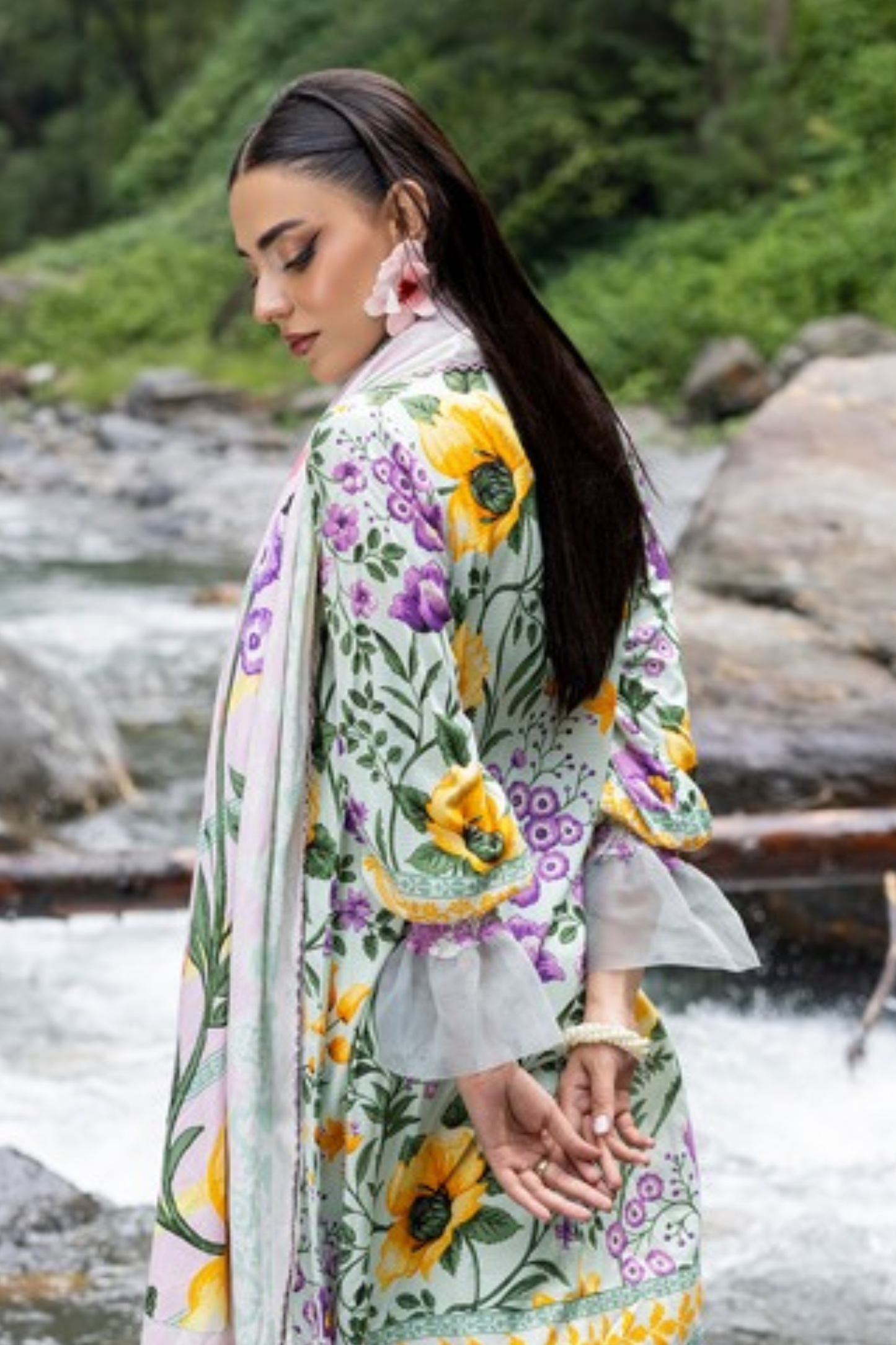 Rang-E-Gul By Paltar Printed Viscose 3PC