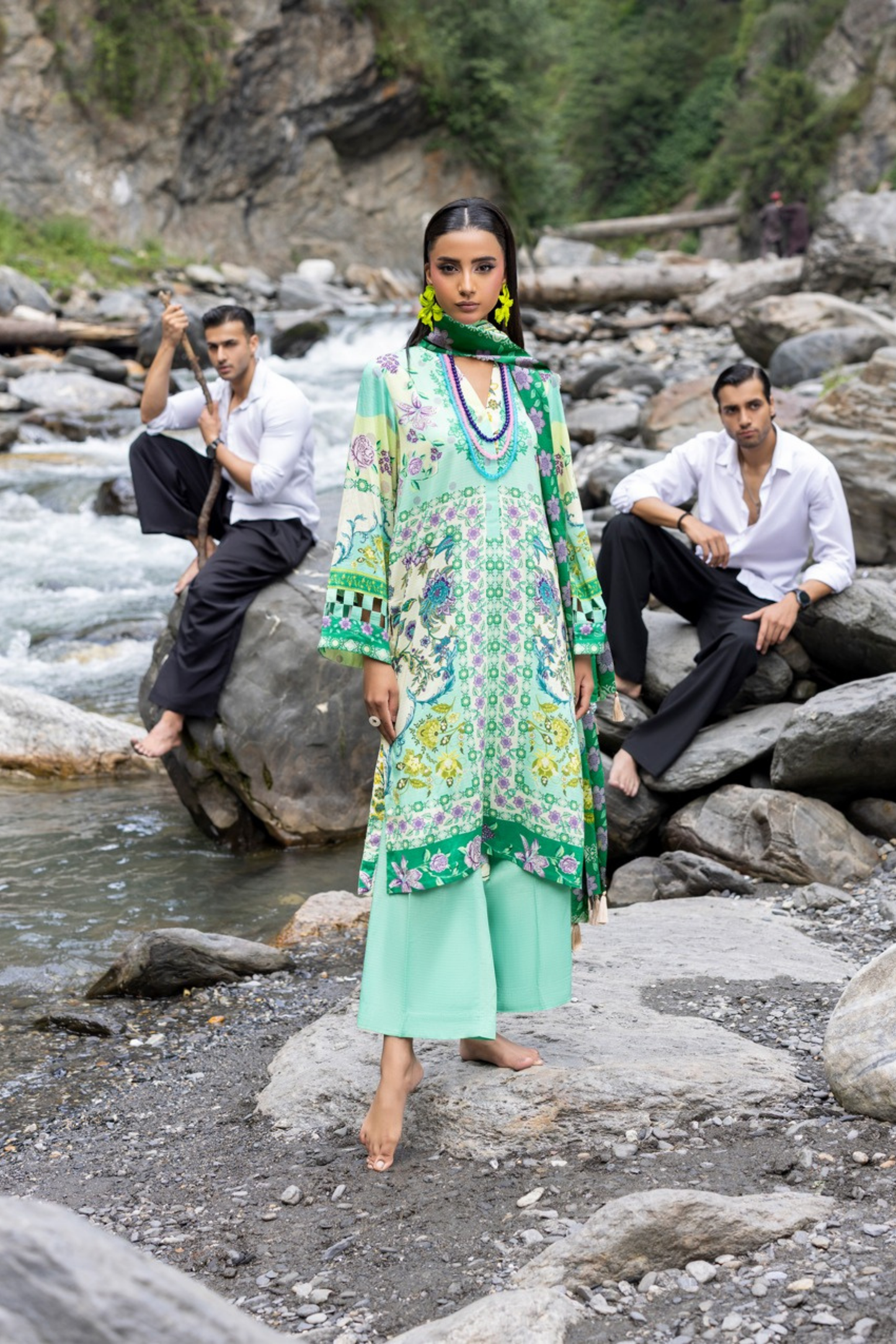 Rang-E-Gul By Paltar Printed Viscose 3PC