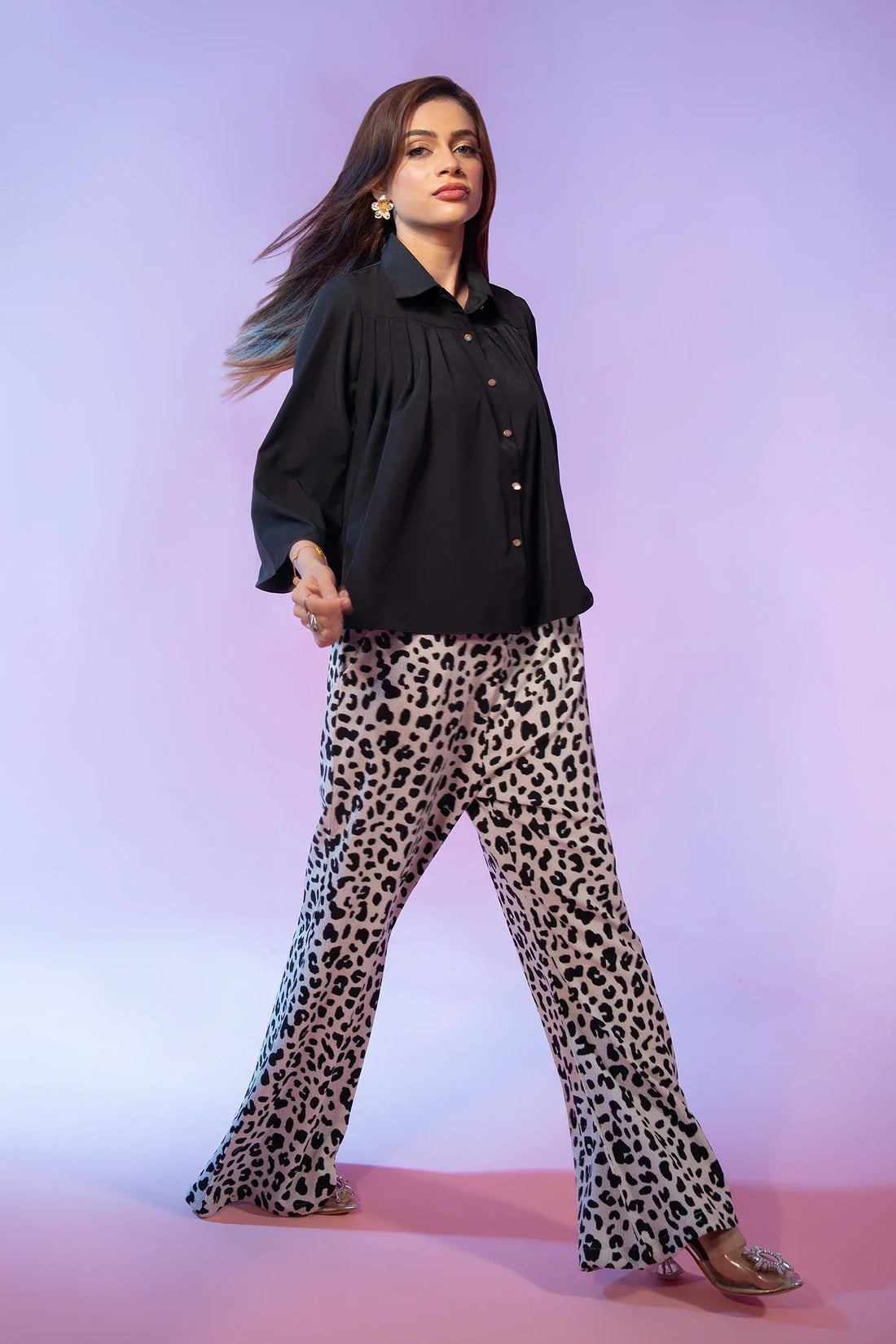 Black Georgette Top