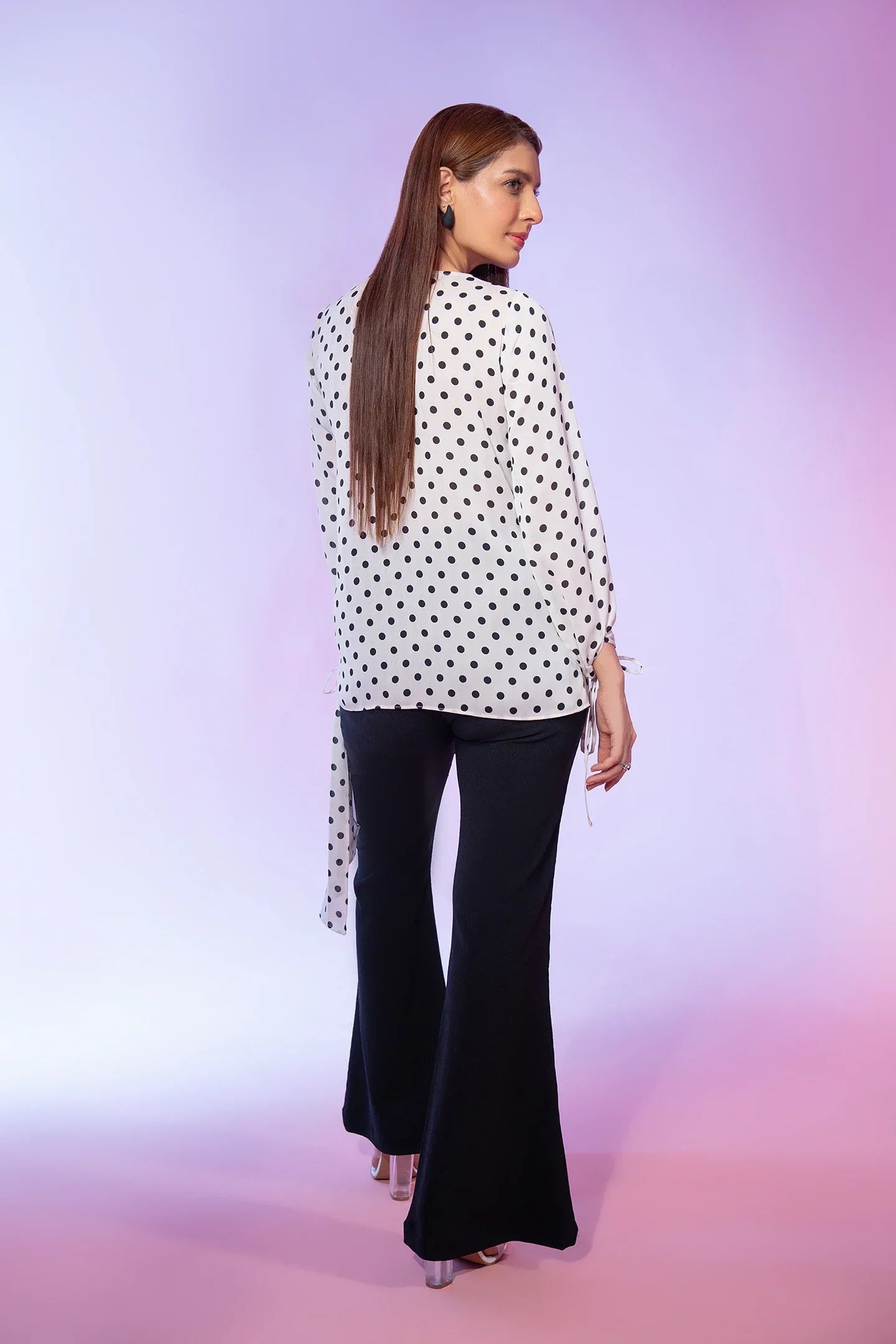 Polka Dot Printed Top