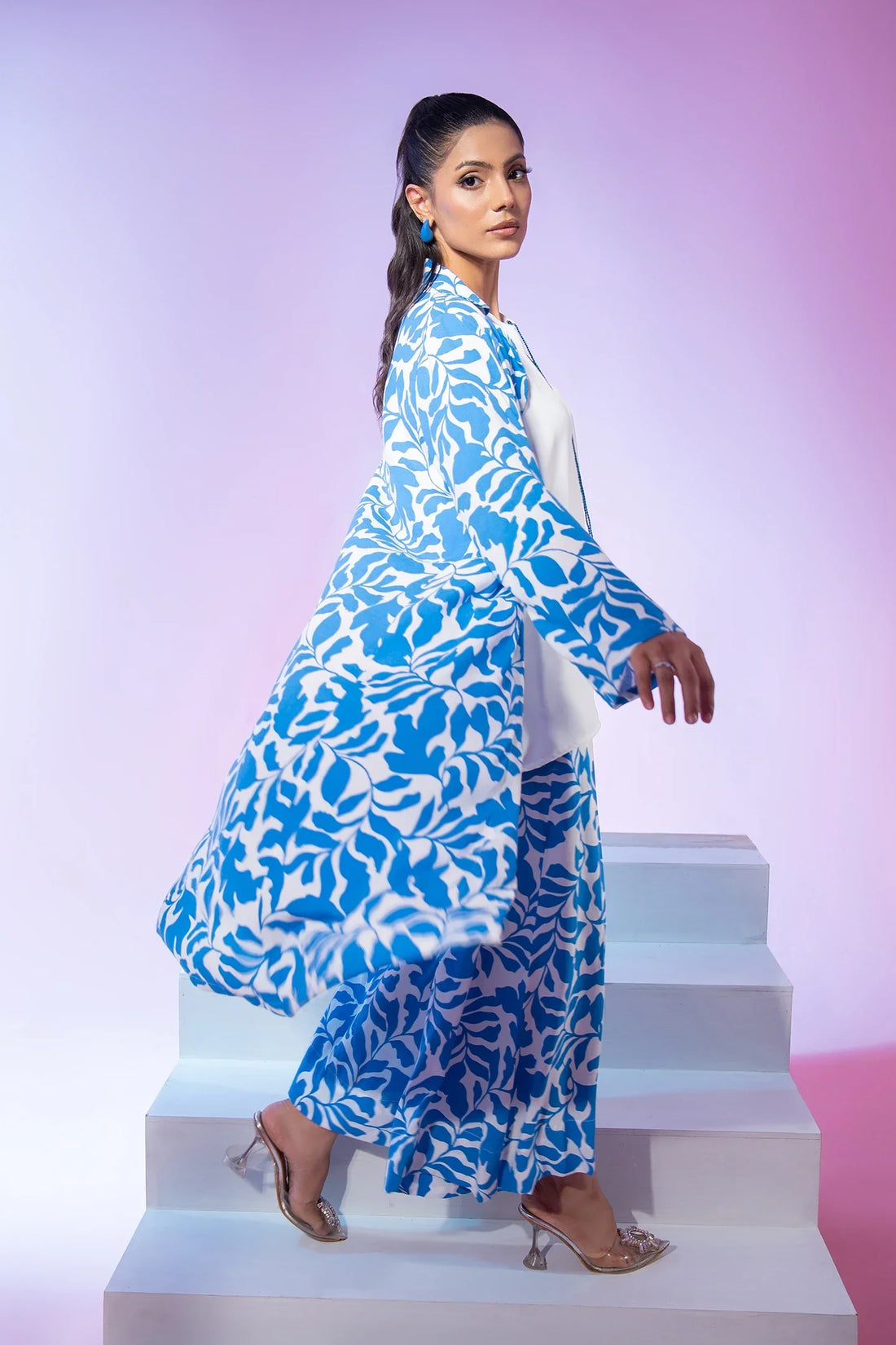 Blue Printed Grip 3 Piece