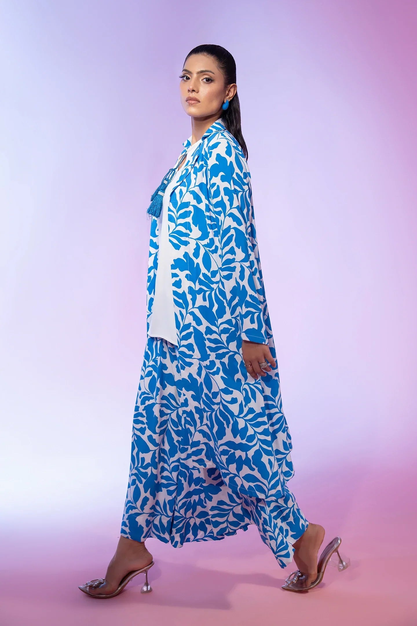 Blue Printed Grip 3 Piece