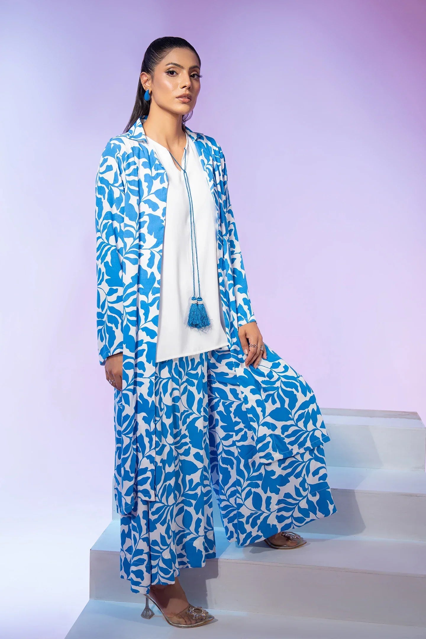 Blue Printed Grip 3 Piece