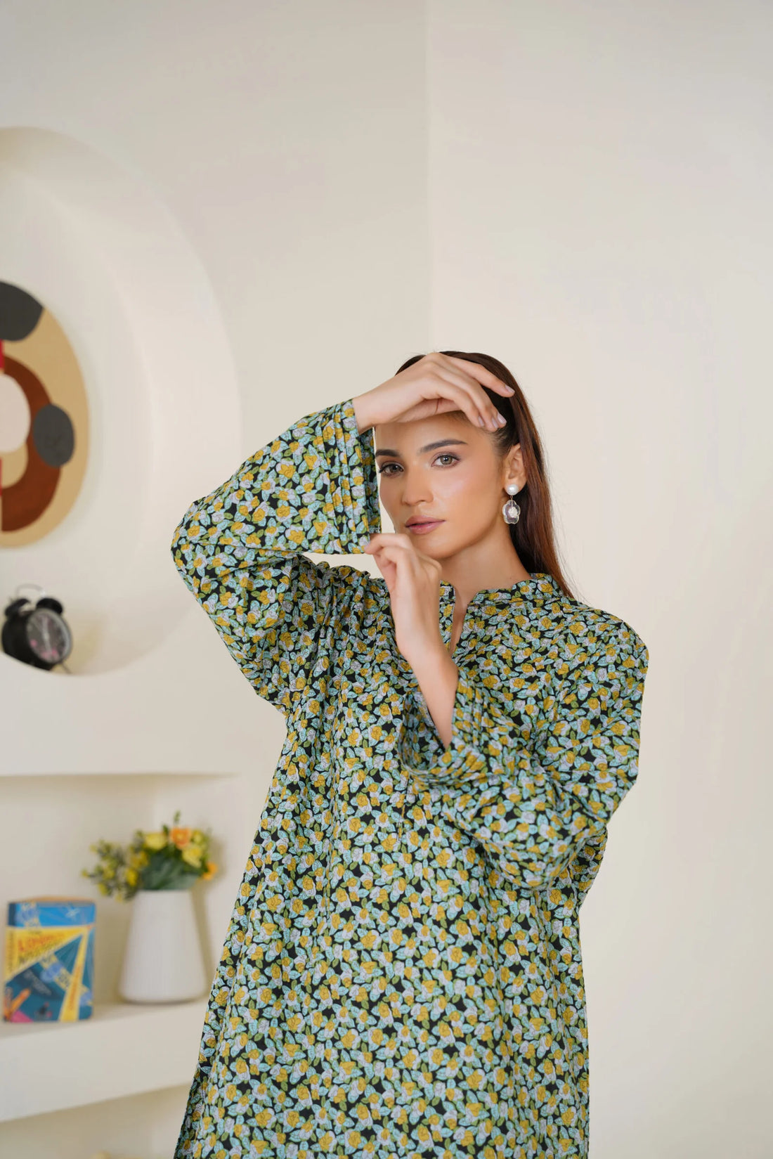 Green Printed Co-Ord Set