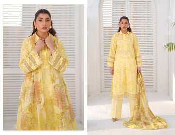 Yellow Lawn 3 Piece