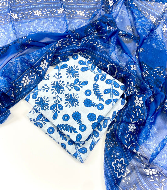 Maria B Digital Printed Lawn 3PC