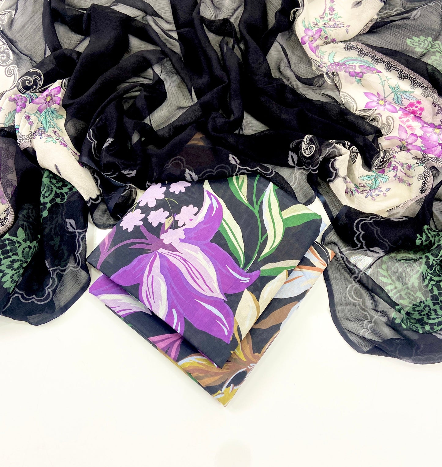 Baroque Digital Printed Lawn 3PC