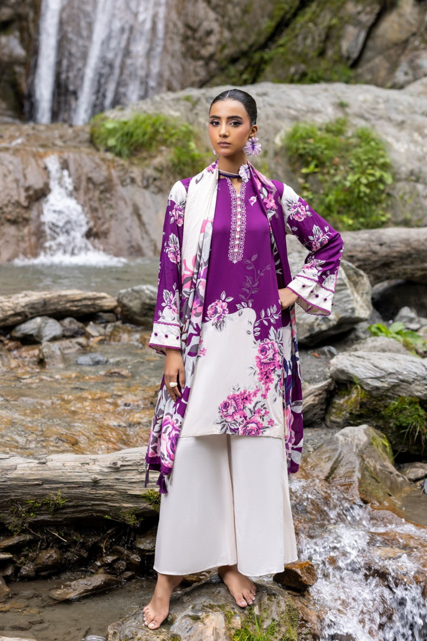 Rang-E-Gul By Paltar Printed Viscose 3PC