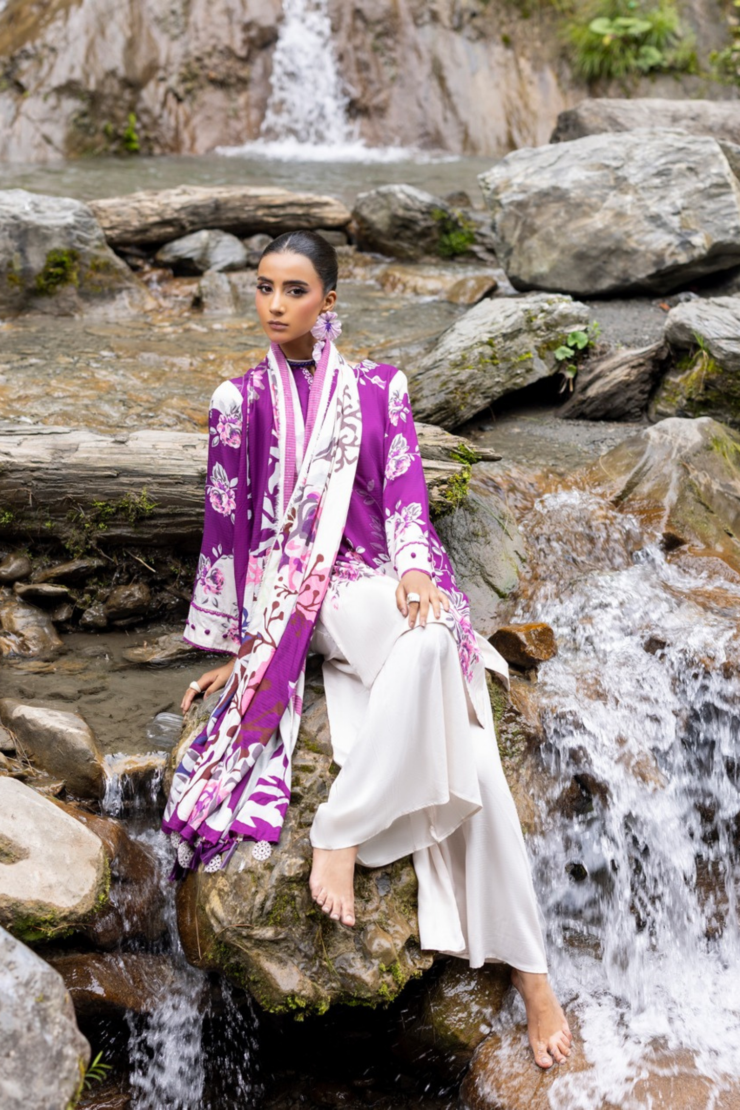 Rang-E-Gul By Paltar Printed Viscose 3PC