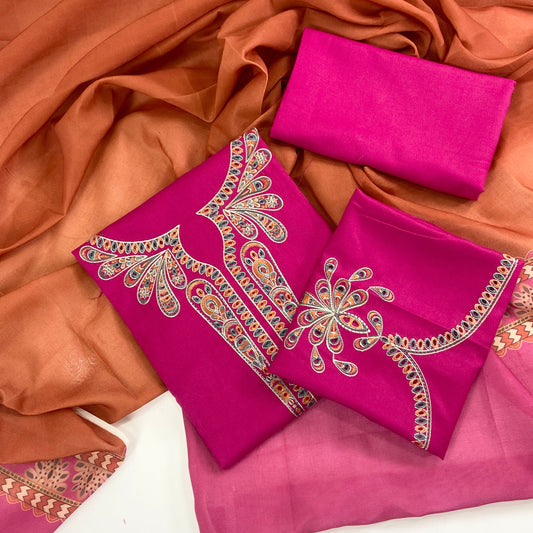 Jazmin Luxury Emb Dhanak Marina 3PC