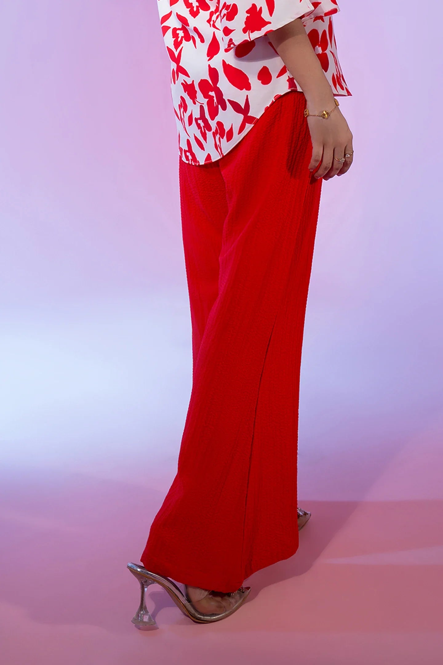 Scarlet Georgette Trouser