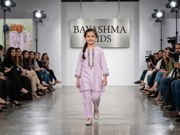 Lilac Embroidered Set Kids