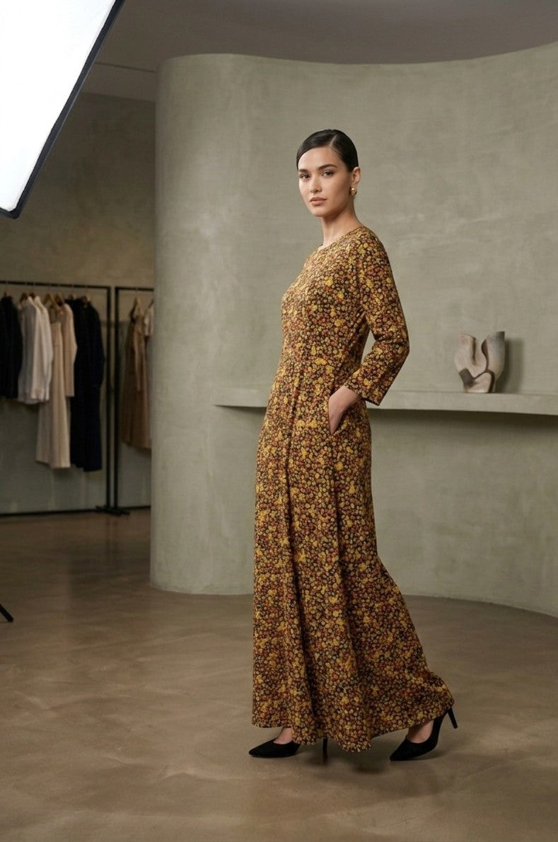 Ditsy Floral Long Frock
