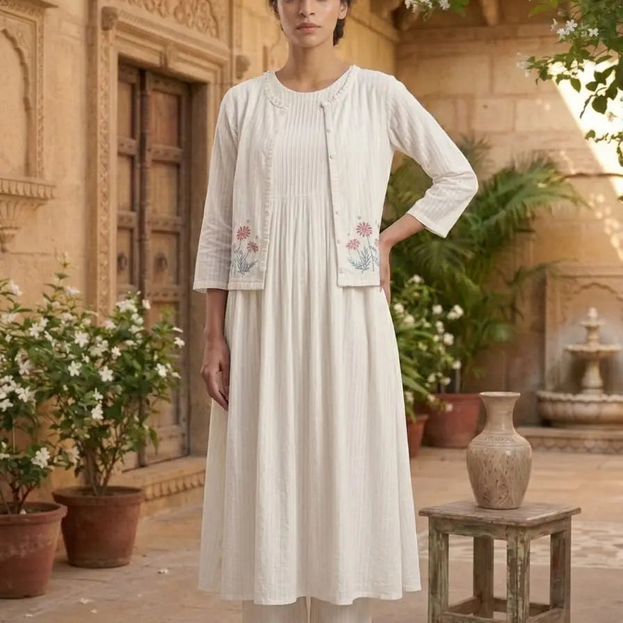 Luxcy 3-piece long frock set Bayashma 