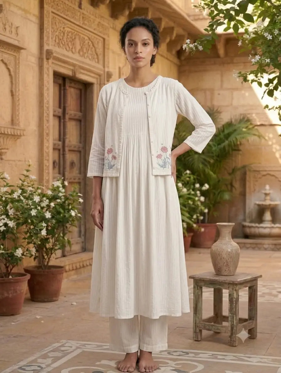 Luxcy 3-piece long frock set Bayashma 