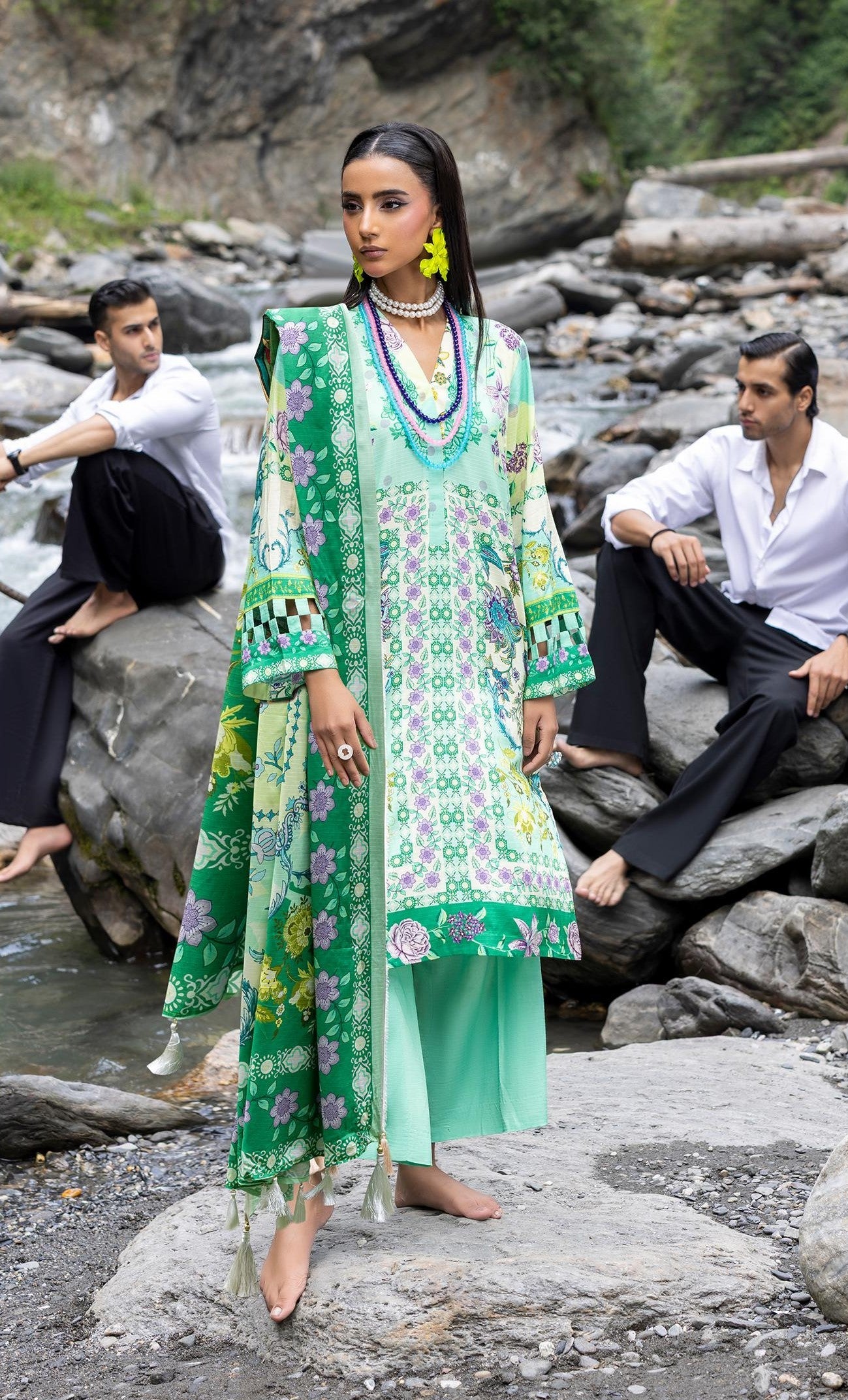 Rang-E-Gul By Paltar Printed Viscose 3PC